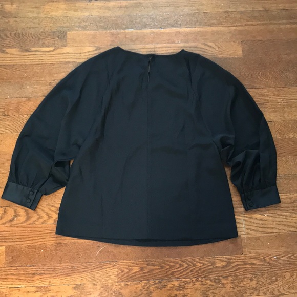 NWT J.CREW Keyhole V-neck top in satin-backed crepe - Picture 8 of 8